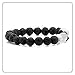 Fusamk Fashion Yoga Natural Stone Bracelet Religious Cross Beads Link Bracelet.7.5