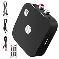 Aux Bluetooth 5.3 Adapter,Yeecka Bluetooth Empfänger für Stereoanlage,3.5 mm AUX-Ausgangsports&RCA -Eingang Receiver für Stereoanlage HiFi Receiver für Autoradio, Home Lautsprecher, Verstärker