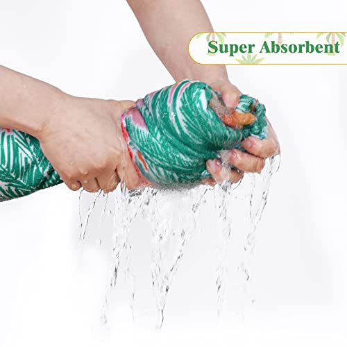 Aspmiz 3 Pcs Large-Bath-Towel -Set With Beach Towel Hand Towel Wash Towel, Soft Microfiber Beach Towels Oversized For Adults Kids Baby, Absorbent Towel Quick Dry For Pool Bathroom Sports Camp Tropical #TOP2