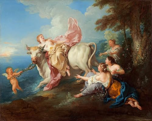 Cuadro arte pared para decoración de sala de estar: Il rapimento di Europa, 60x90cm