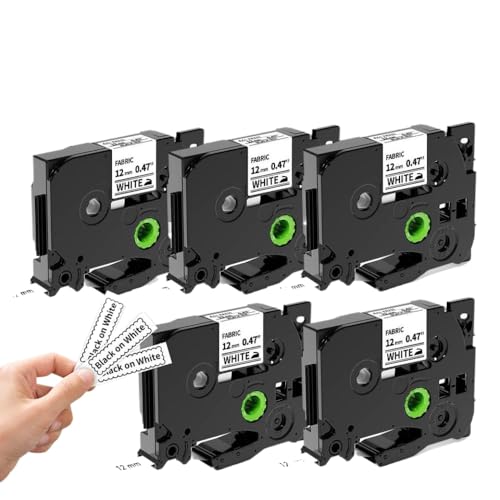 Ruban adhésif 12mm compatible PTH110 : fini les étiquettes rigides qui se décollent sur les câbles