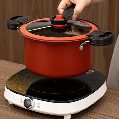 Multi functional 3 5L Slow Cooker for Quick Meal Prep and Easy Cleanup (Red) - Image 5