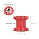 sourcing map Kettenrolle Riemen Scheibe Spanner 10mm Nylon Rille Schieberegler für Mini Motorrad Dirt Fahrrad Atv Go-Kart Schiebetür Bewässerung Ausrüstung Rot