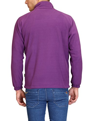 Image of Plutus Full Sleeve Men's Solid Fleece Jacket