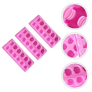 MILISTEN 3 Stks Ijs Pompoen Mallen Siliconen Roze Halloween 12-Grid Bakvorm Keukengereedschap Ijsblokjes Trays Voor…