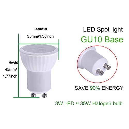 Ukzboss Mr11 Gu10 35Mm Mini Led 3W 120V Non-Dimmable Spotlight Small Bulb Replace 35W Halogen Bulb Equivalent Gu10 Led Spotlight #TOP2