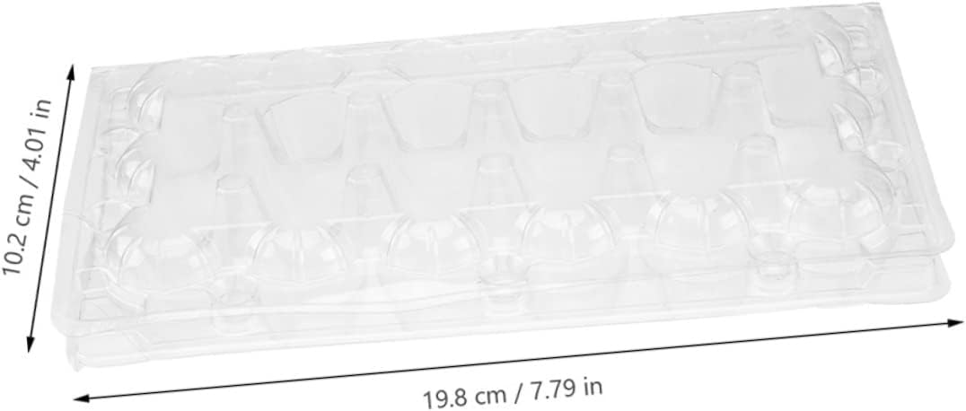 40pcs Quail Egg Storage Trays Cover Pvc Egg Organizer for Kitchen Supermarket and Home Use Safe and Design for Easy Viewing and Secure Storage