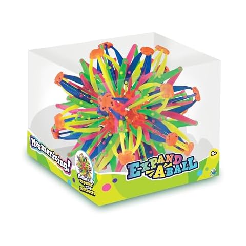 ORB Curiosities Expand-A-Ball Jumbo - Expandable Sensory & Fidget Sphere and Breathing Ball Toy for Kids and Adults - Doubles in Size to Expand from 6" to 14" - Great for Breathing Exercises and Play Cover