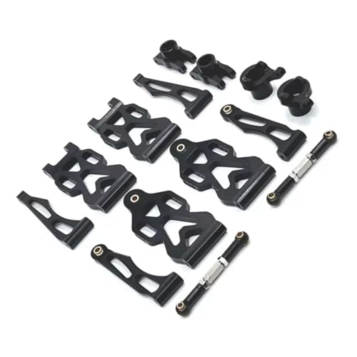 RC�J�[�p�[�c�A�N�Z�T���[ For 16101 16102 16106 16201 Q130A Q130B Q141 Q117 1/16 RC�J�[ ���^���A�b�v�O���[�h�p�[�c�L�b�g �t�����g�����A�A�[�� �X�e�A�����O�J�b�v(Black)