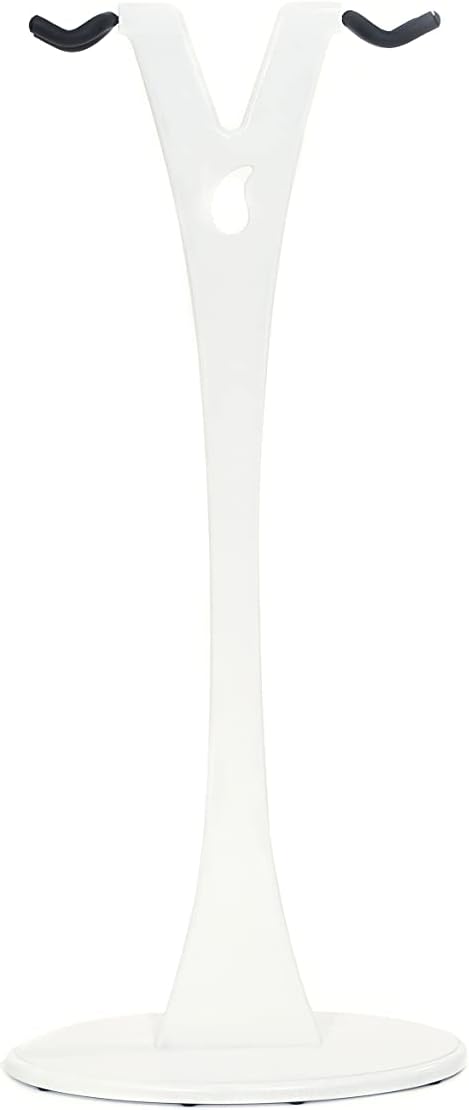 Ruach GS-1 Dual Acoustic and Electric Wooden Guitar Stand - White