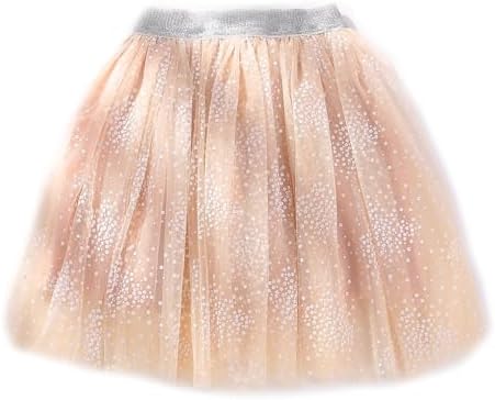 Gonna Gialla Bambina Syhood Gonne Tutu Tulle A 3 Strati Da Ballo Stelle E Paillettes Gonna Danza Tulle Paillettes