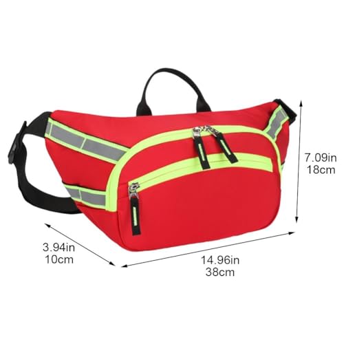 Bolsa médica vacía pequeña con reflectantes para evitar descuidos 6