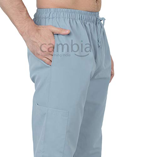 Image of Cambia Scrub Suits for Doctors Men /OT Dress Unisex (L, Grey)