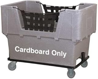 Matl Handling Cart, Cardboard Only, Gray