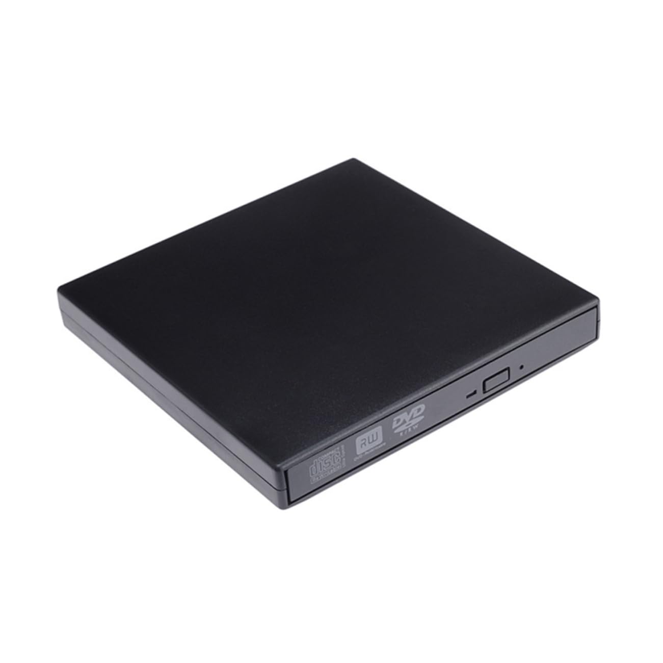 Hemobllo Masterizzatore Dvd CD Esterno USB 2.0 Portatile Lettore Dvd Cd-rw per Laptop Sistemi Operativi Nero