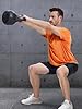 ANGEL CITIZ Men's Short Sleeve Dry Fit Active Crew Neck T Shirt Athletic Running Gym Workout Tee Tops Orange XXL #1