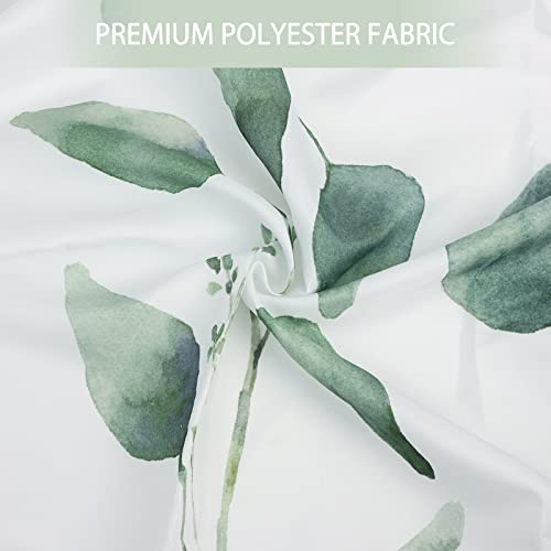 Imavo Bathroom Accessory Set - 8 Pcs Bathroom Set With Shower Curtain And 12 Hooks, Trash Can, Toilet Brush Holder, Soap Dispenser, Soap Dish, Toothbrush Holder And Cup, Bathroom Decor Sets (Green) #TOP4