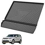Elsetyler Custom Fit for Cargo Liner Land Rover Discovery 5 L462 2017-2022 - Black TPE All Weather Heavy Duty Waterproof Rear Cargo Tray Trunk Floor Mat Protector