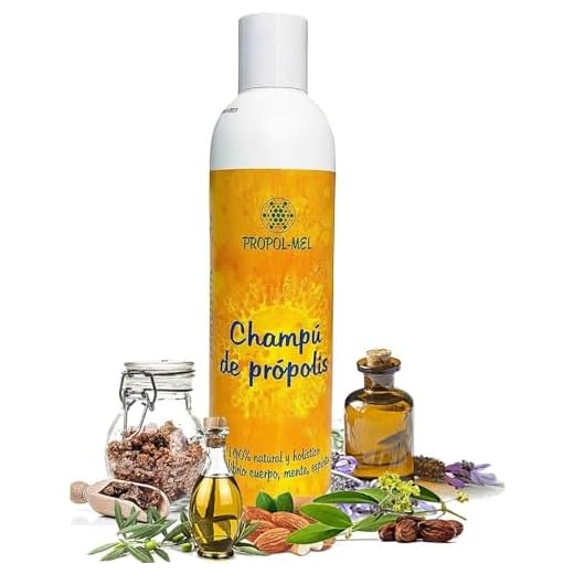Neutralt pH-schampo med Propolis - 250 ml. Naturligt schampo BIO-certifiering, utan sulfater. Regenererar, återfuktar, mjukar upp, ger glans och volym till håret; skyddar hårbotten.