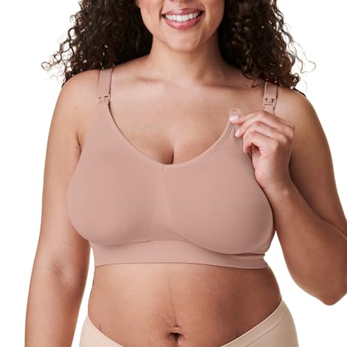Bravado Designs Nursing Bras for Breastfeeding, Body Silk Seamless Wireless Bras for Women, Full Coverage Maternity Bra