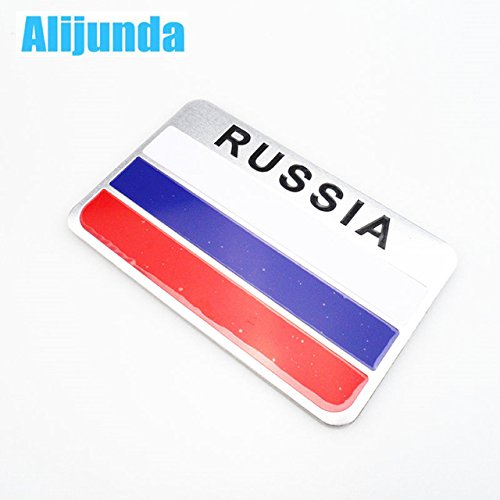 3D aluminum Russian flag car stickers accessories for Opel Astra