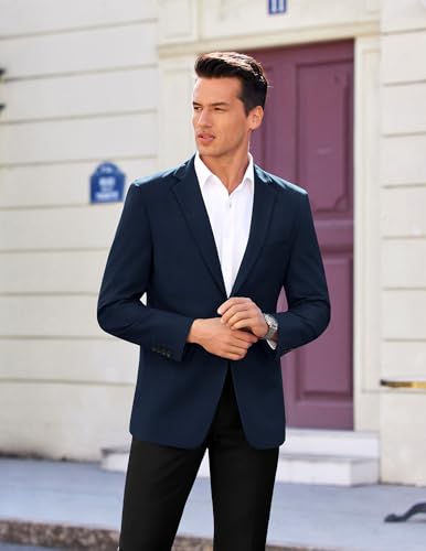 COOFANDY Mens Casual Sport Coat Regular Fit Lightweight Blazers Jacket Two Button Business Suit Jackets2