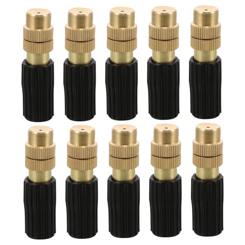 IWOWHERO Misting Nozzle Set 10pcs Garden Drip Irrigation Nozzles for Irrigation Sprinkler Greenhouse and