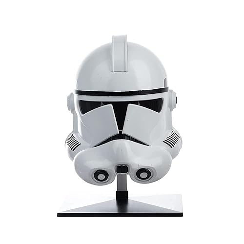 GINLANIME Phase 2 Clone Trooper Helmet Mask Costume Props for Adult Wearable - Clone Trooper Helmet,p2 White