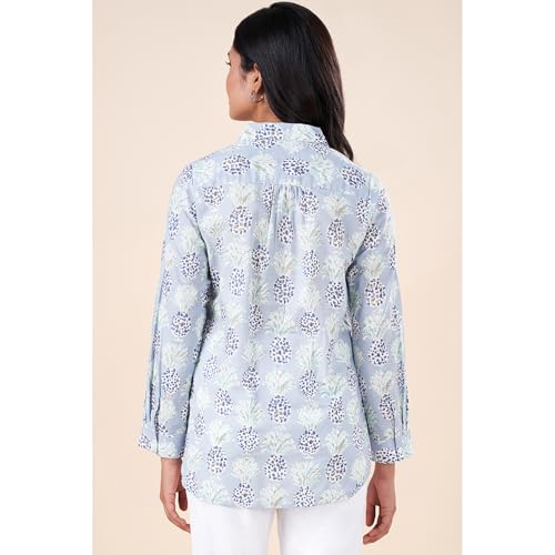 Image of Akkriti by Pantaloons Women's Printed Regular Fit Tunic Shirt