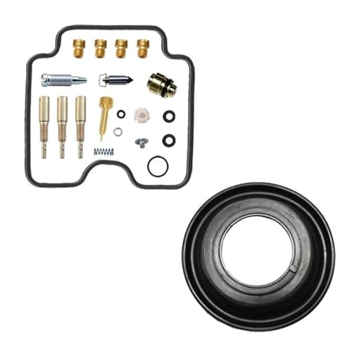 Vergaser Umbausatz Satz Vergaser-Reparatursatz Für Yamaha SR400 (2001–2008), SR 400 RH01J Vergaserreparatur Membran Schwimmer Luftabsperrventil, Teile Reparatursatz kit(Satz 3)