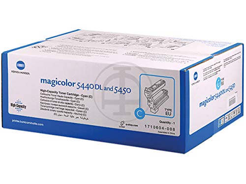 Toner cyan Konica Minolta Magicolor 5450 DX 1710604008 cartouche 4539-333 original