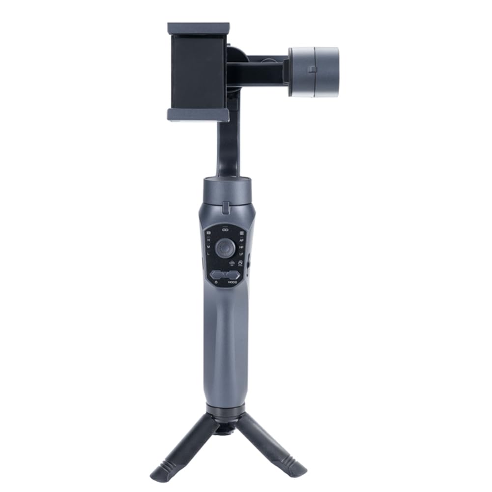 Estabilizador de Cardán de 3 Ejes para Teléfonos Inteligentes, Seguimiento Compatible con Aplicaciones, Zoom con Rueda, Automática de Fotografías Panorámicas