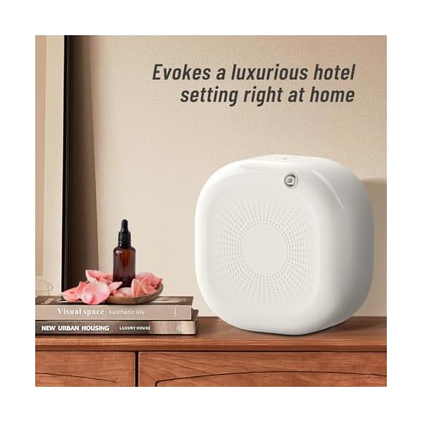 Smart Scent Air Machine for Home, Hotel Collection Diffuser, Bluetooth Waterless Diffuser with Cold Air Technology - 500ML, HVAC Scent Diffuser for Large Room, Offices, Hotel and Spa (White) - Image 3