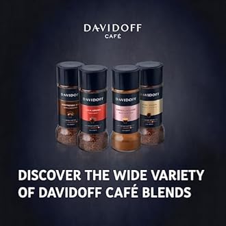 Davidoff Espresso 57 Intense Instant Coffee 11/12 Intensity - 100% Arabica, 3.53 oz 100g, Granule, Glass Bottle