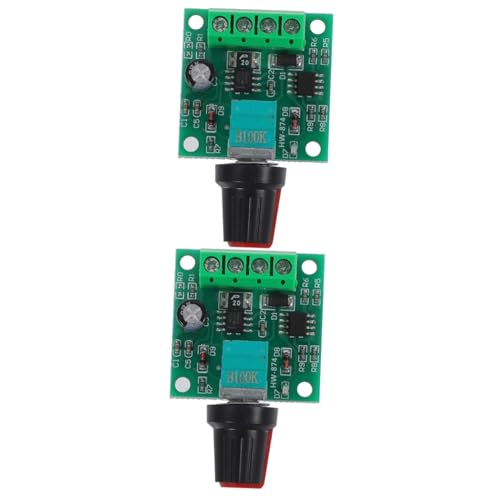 Mobestech 2Pcs Controlador De Velocidade Do Motor Interruptor De Controle Do Motor Controlador De Mo