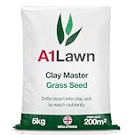 A1 Lawn, Clay Master Grass Seed for Heavy UK Soil - Deep Rooting, Disease Resistant, SASA/FERA Certified, 5kg