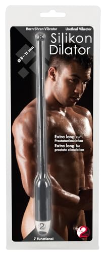 You2Toys Dilator extra long - verführerischer Penis-Stab für Männer, zur Harnröhrendehnung, 7 kraftvolle Vibrationsstufen, sehr biegsam, schwarz
