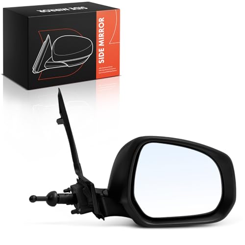 Frankberg Manual Side Mirror Door Wing Left Manual-Folding Compatible with Spark M300 1.0L-1.2L 2010-2015 Replace# 95211924