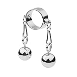 ZeeKoug MâLe Nouveauté MéTal Poids Boule Accessoire avec 30 Mm Bague Accessoire, Portable,...