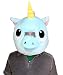CLEVER IDIOTS INC Animal Head Mask - Plush Costume for Halloween Parties & Cosplay (Unicorn)