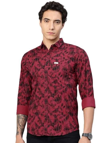 Image of Majestic Man Pure Cotton Printed Trendy & Comfortable Casual Shirt