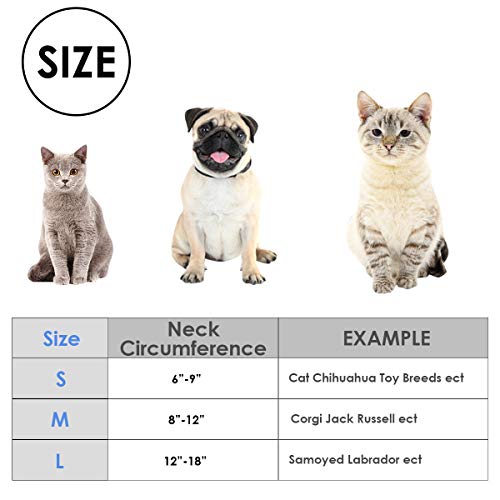 Aufblasbares Haustierhalsband für kleine und mittelgroße Hunde und Katzen, verhindert, DASS Haustiere genähte Wunden berühren, schützendes aufblasbares Hundehalsband