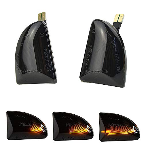 Feux Latéraux Indicateur Dynamiques LED Clignotant pour Smart Fortwo W451 Coupe Cabrio 2007-2014 Cover