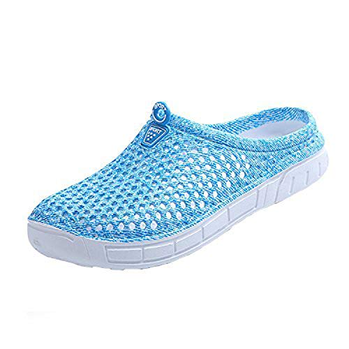 BODON Womens Summer Breathable Mesh Slippers Lightweight Mesh Clog Quick Drying Garden Shoes