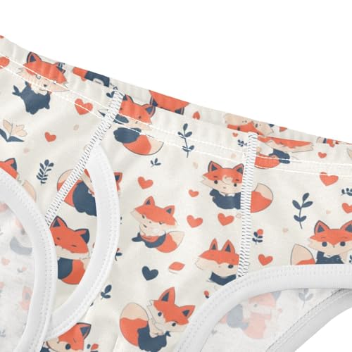 KLL Cute Fox Pattern Foxy Endless Little Boys Pure Cotton Underwear Breathable Undies4