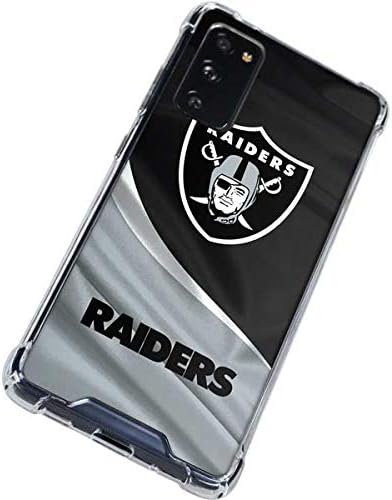 Skinit Clear Phone Case Compatible with Galaxy S20 FE - Officially Licensed NFL Las Vegas Raiders Design
