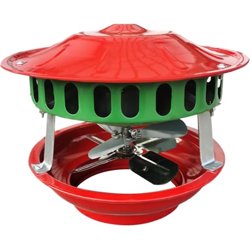 Yeory Chimney Fan - 80W Exhaust Fan for Round Flue & Duct, Smoke Evacuator