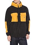 Sudadera de forro polar con capucha y cremallera para hombre
