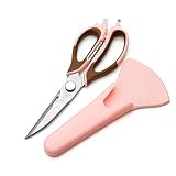 ODMILY Left Handed Kitchen Scissors For General Use Woman Kitchen Accessories Shears Heavy Duty Cook