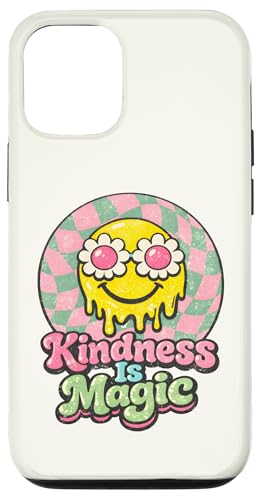 Kindness Is Magic 70�N�ヌ�g�������e�B���O�X�}�C���f�C�W�[�`�F�b�N �X�}�z�P�[�X iPhone 12/12 Pro �p